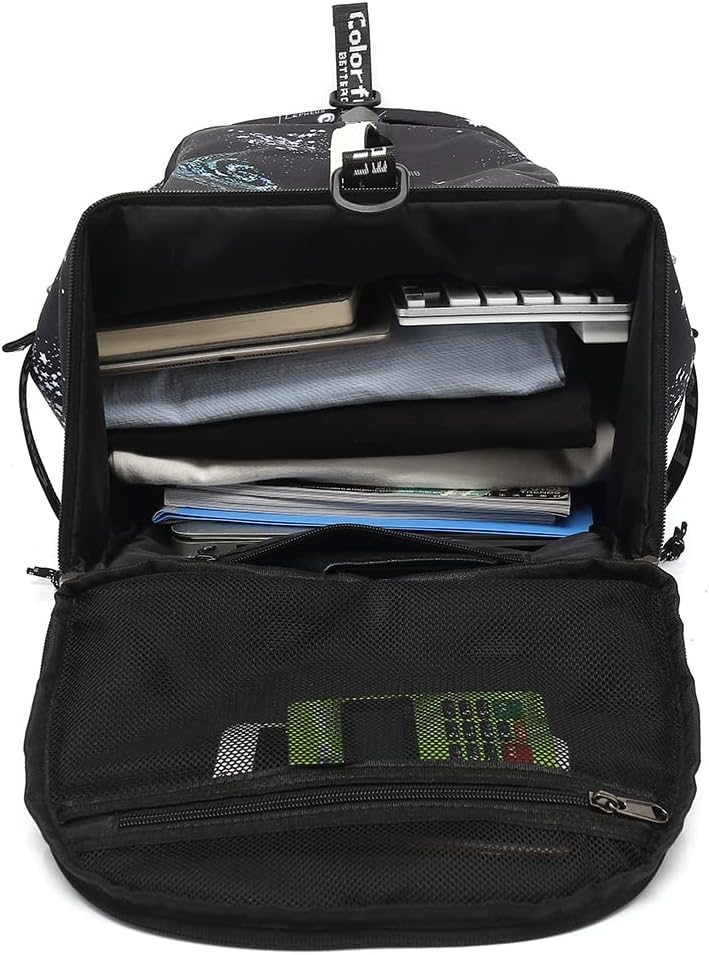 Gym Duffle Bag Backpack 4-Way Waterproof with Shoes Compartment for travel Sport Hiking laptop - Colors B