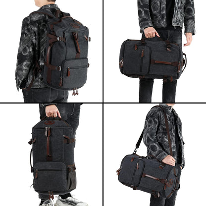Gym Duffle Bag Backpack 4-Way Waterproof with Shoes Compartment for travel Sport Hiking laptop - Colors B