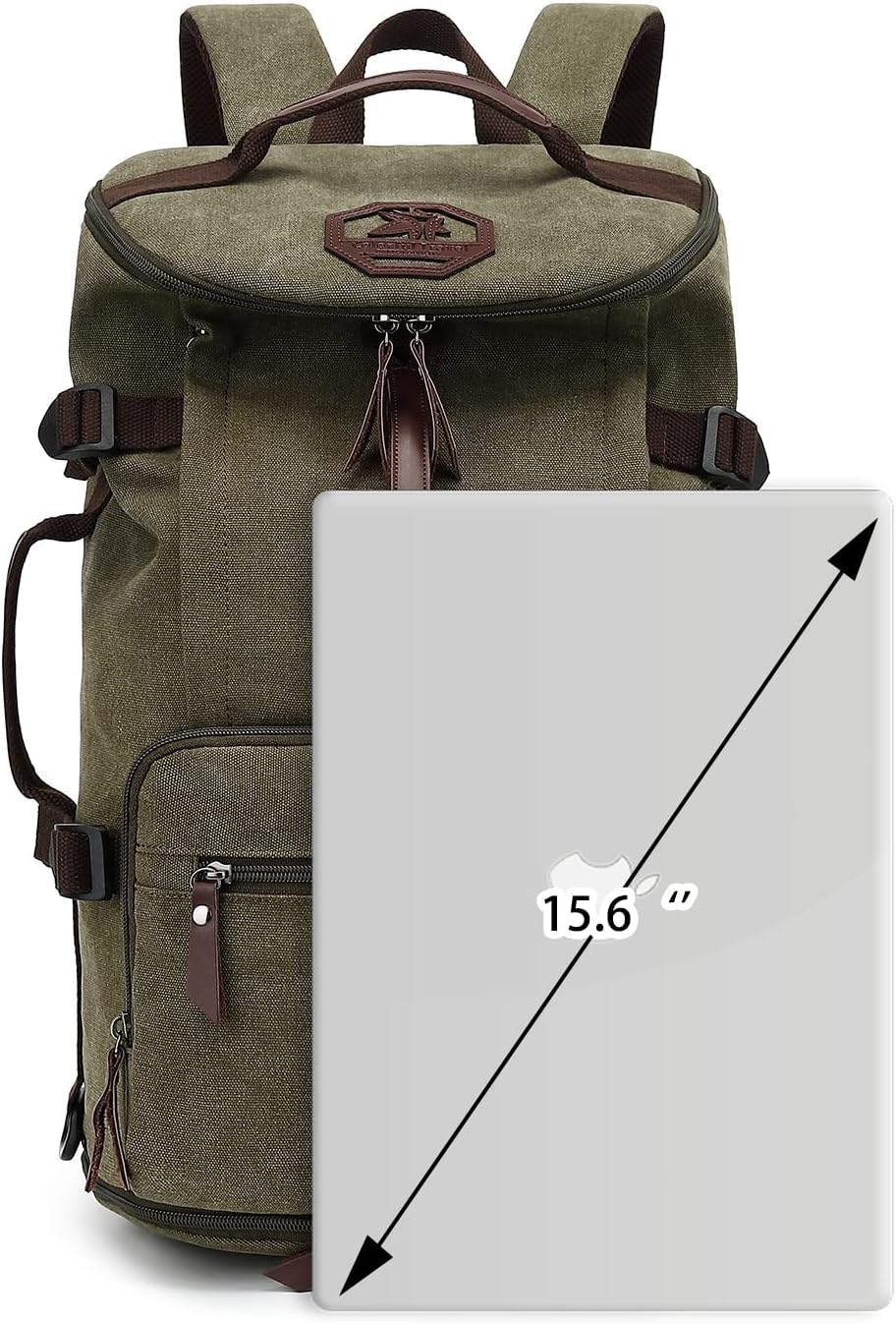 Gym Duffle Bag Backpack 4-Way Waterproof with Shoes Compartment for travel Sport Hiking laptop - Colors B