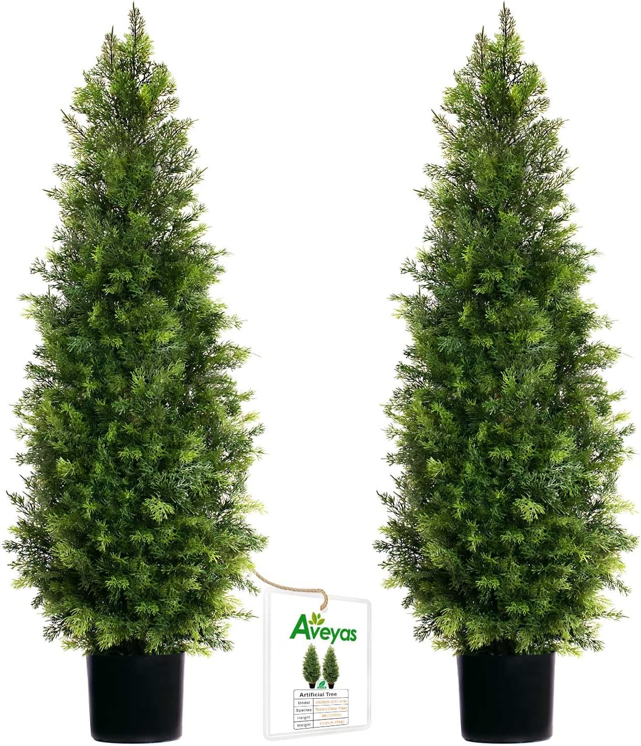 6ft Artificial Fiddle Leaf Fig Tree for Home Decor, 6 Feet Large Faux Plant Fake Ficus lyrata Silk Trees with Pot for Indoor Outdoor House Living Room Office (6 ft Tall)