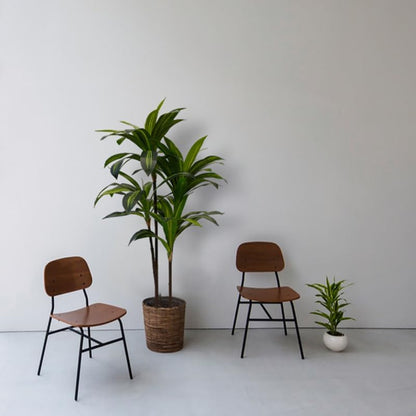 6ft Artificial Fiddle Leaf Fig Tree for Home Decor, 6 Feet Large Faux Plant Fake Ficus lyrata Silk Trees with Pot for Indoor Outdoor House Living Room Office (6 ft Tall)
