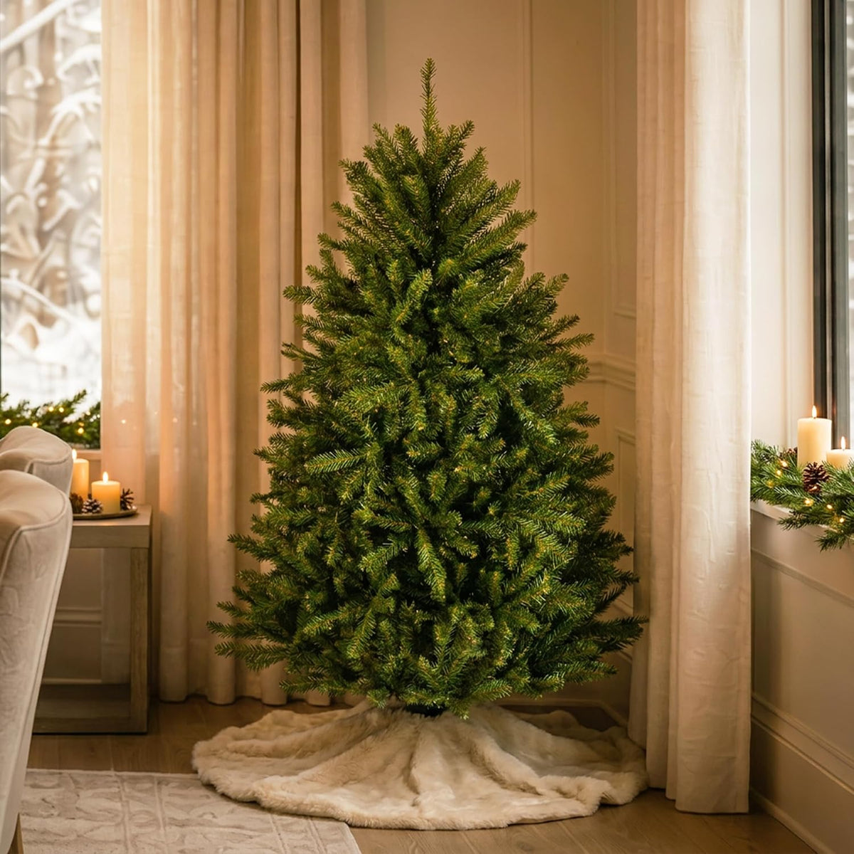 6ft Unlit Dunhill Fir Artificial Full Christmas Tree