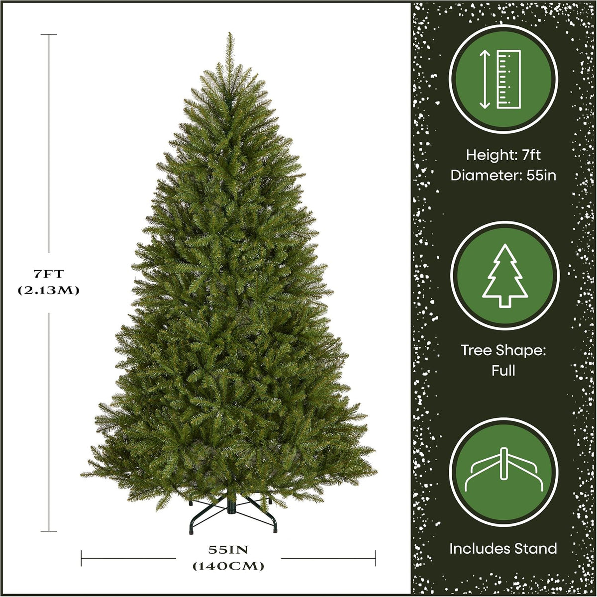 6ft Unlit Dunhill Fir Artificial Full Christmas Tree