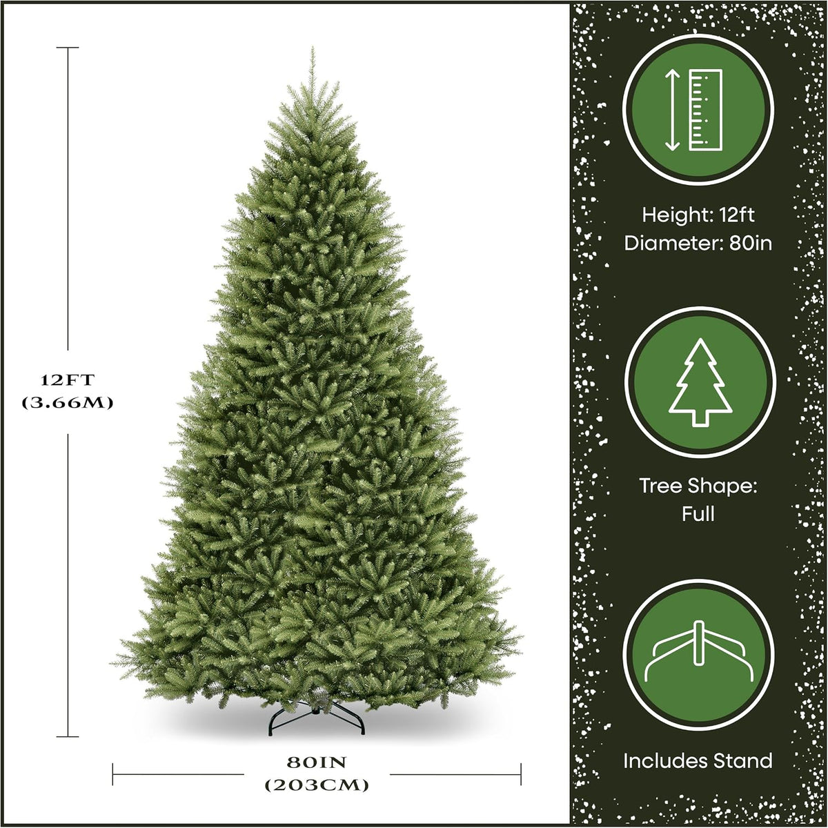 6ft Unlit Dunhill Fir Artificial Full Christmas Tree