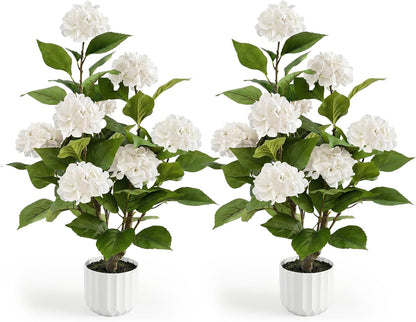 3FT Artificial Bougainvillea Tree with Lush Pink Flowers, Faux Potted Fake Plant, UV Resistant Artificial Tree for Indoor Outdoor Home Decor, Living Room, Office, Patio, Porch