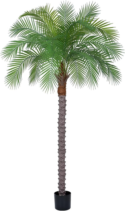 5ft Artificial Phoenix Palm Tree, Faux Coconut Silk Tropical Fake Palm Plant for Indoor Outdoor Home Office Patio Bathroom Pool Coastal Decor