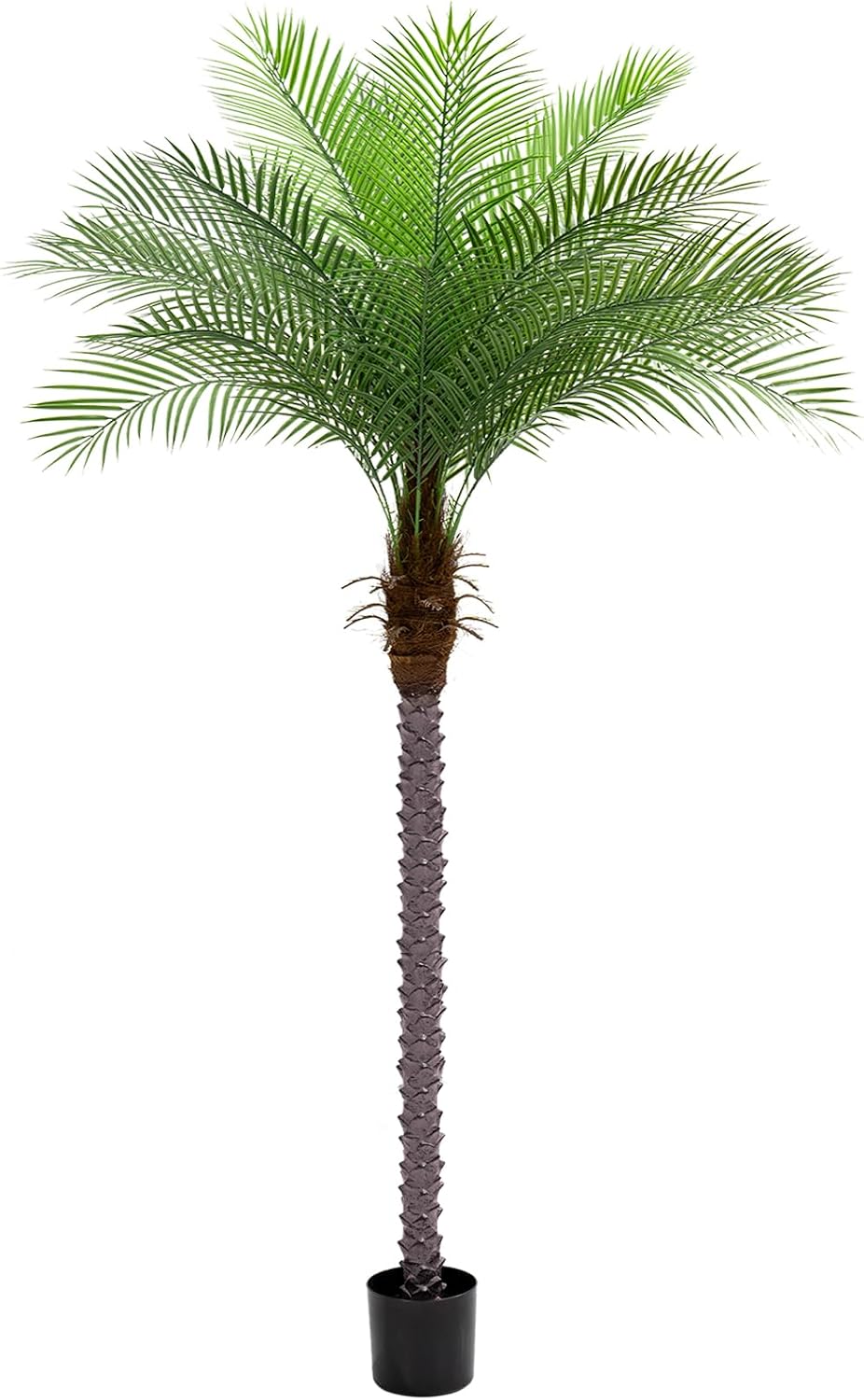 5ft Artificial Phoenix Palm Tree, Faux Coconut Silk Tropical Fake Palm Plant for Indoor Outdoor Home Office Patio Bathroom Pool Coastal Decor