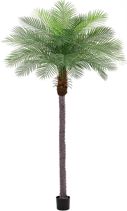 5ft Artificial Phoenix Palm Tree, Faux Coconut Silk Tropical Fake Palm Plant for Indoor Outdoor Home Office Patio Bathroom Pool Coastal Decor