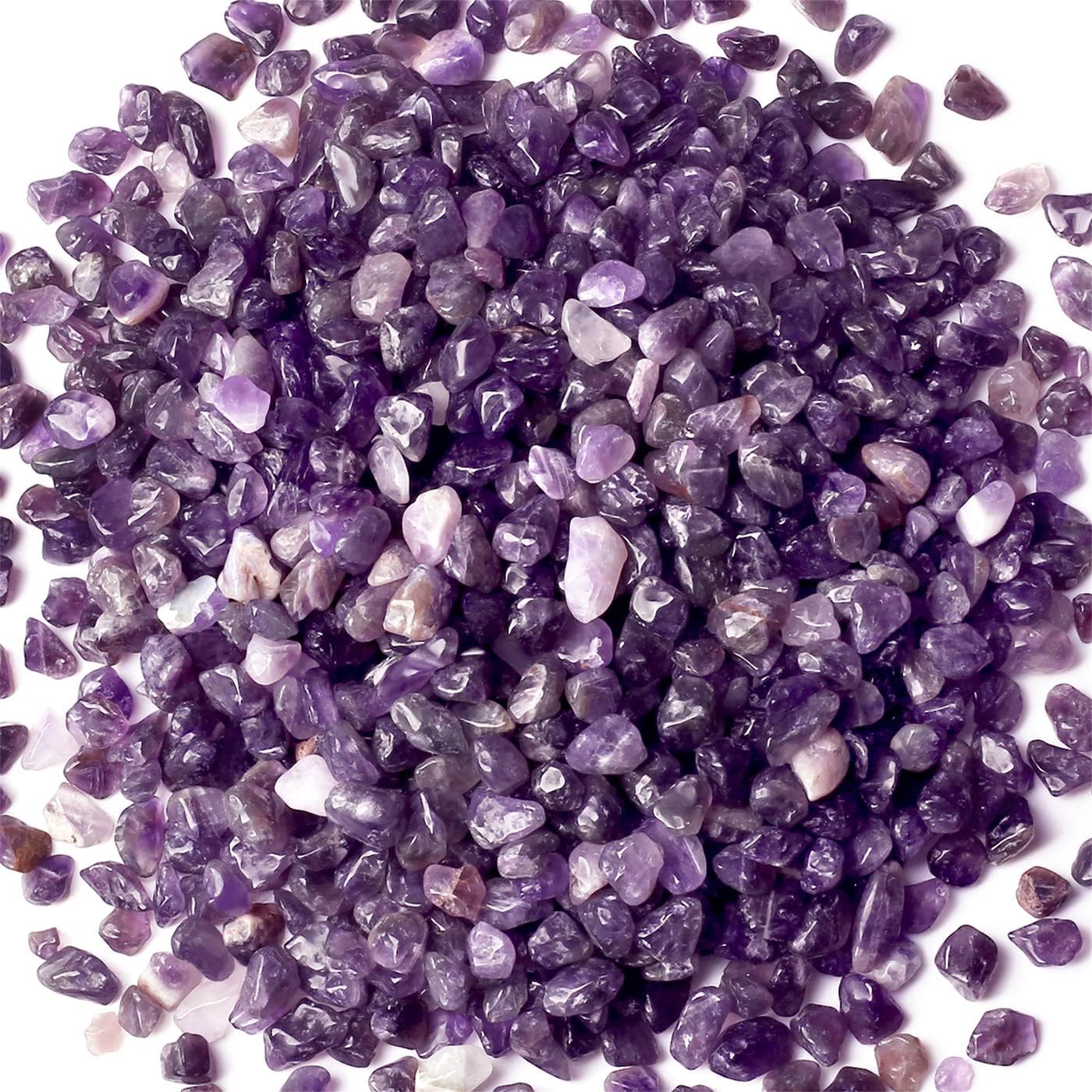 Fluorite Aquarium Gravel Rocks Natural Tumbled Healing Crystal Chips Bulk Gemstones Tumbled Crushed Stones for Fountain Vase Filler Planters Decorative Fish Tank Potted Reiki Energy Balancing 0.44lb