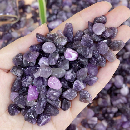 Fluorite Aquarium Gravel Rocks Natural Tumbled Healing Crystal Chips Bulk Gemstones Tumbled Crushed Stones for Fountain Vase Filler Planters Decorative Fish Tank Potted Reiki Energy Balancing 0.44lb