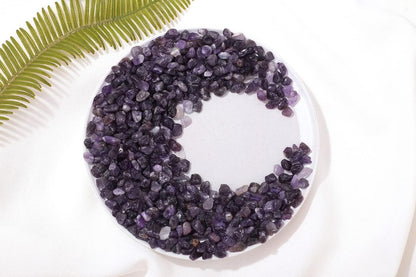 Fluorite Aquarium Gravel Rocks Natural Tumbled Healing Crystal Chips Bulk Gemstones Tumbled Crushed Stones for Fountain Vase Filler Planters Decorative Fish Tank Potted Reiki Energy Balancing 0.44lb