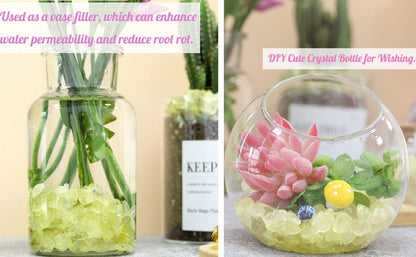 Fluorite Aquarium Gravel Rocks Natural Tumbled Healing Crystal Chips Bulk Gemstones Tumbled Crushed Stones for Fountain Vase Filler Planters Decorative Fish Tank Potted Reiki Energy Balancing 0.44lb