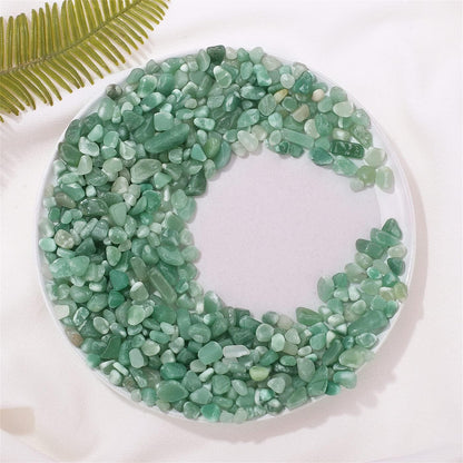 Fluorite Aquarium Gravel Rocks Natural Tumbled Healing Crystal Chips Bulk Gemstones Tumbled Crushed Stones for Fountain Vase Filler Planters Decorative Fish Tank Potted Reiki Energy Balancing 0.44lb