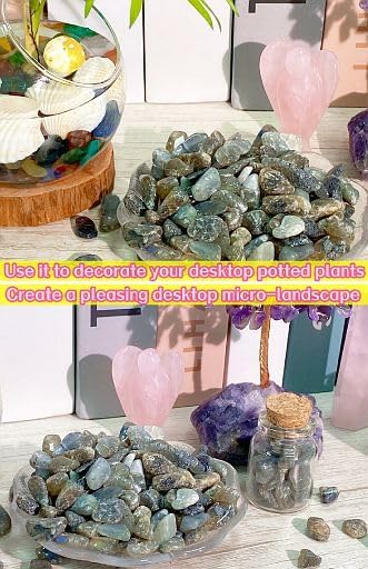 Fluorite Aquarium Gravel Rocks Natural Tumbled Healing Crystal Chips Bulk Gemstones Tumbled Crushed Stones for Fountain Vase Filler Planters Decorative Fish Tank Potted Reiki Energy Balancing 0.44lb