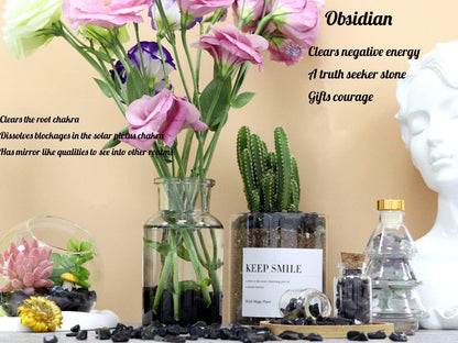 Fluorite Aquarium Gravel Rocks Natural Tumbled Healing Crystal Chips Bulk Gemstones Tumbled Crushed Stones for Fountain Vase Filler Planters Decorative Fish Tank Potted Reiki Energy Balancing 0.44lb