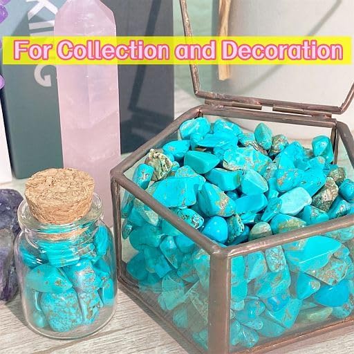 Fluorite Aquarium Gravel Rocks Natural Tumbled Healing Crystal Chips Bulk Gemstones Tumbled Crushed Stones for Fountain Vase Filler Planters Decorative Fish Tank Potted Reiki Energy Balancing 0.44lb