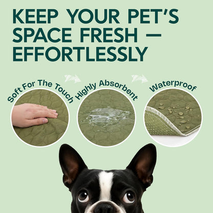 Dog Grass Pad with Tray 23”x35” – Soft-Touch Artificial Grass Pad for Dogs Potty with Pee Pads Washable & Puppy Porch Potty Tray – Dog Litter Box Indoor & Outdoor, Pet Turf for Puppy Toilet Training