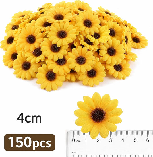 150Pcs Artificial Poppy Flowers, 5 Colors Mixed, Faux Poppies for Memorial Veterans Day Remembrance Sunday Bouquet Corsages Home Kitchen Decor