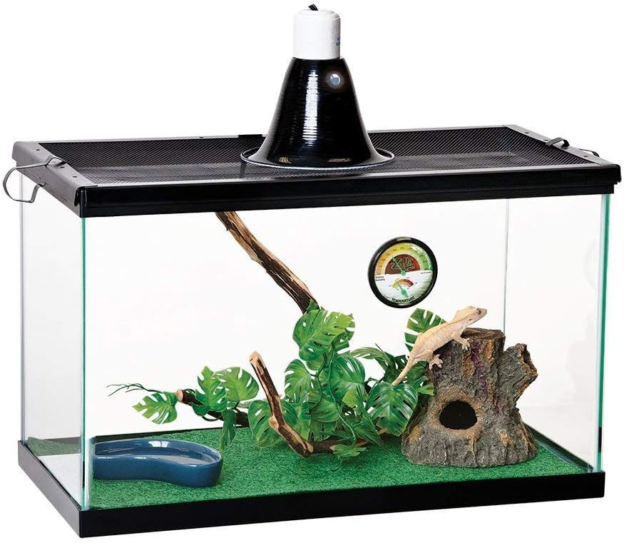 (2 Pack) Reptile Terrarium Bedding Substrate Liner, Green, 10G