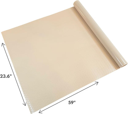 Reptile Tank Liner, 23.6" x 59", Bearded Dragon Gecko, Beige