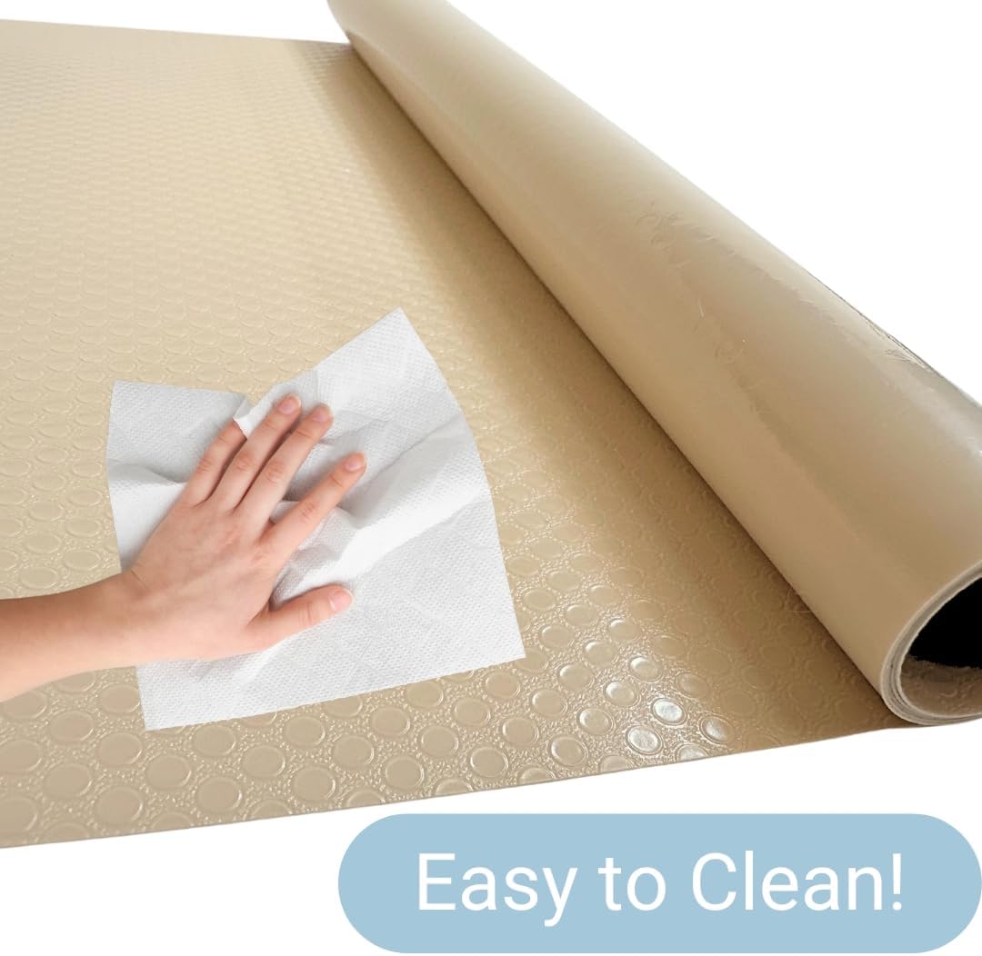 Reptile Tank Liner, 23.6" x 59", Bearded Dragon Gecko, Beige
