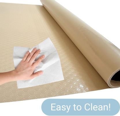 Reptile Tank Liner, 23.6" x 59", Bearded Dragon Gecko, Beige