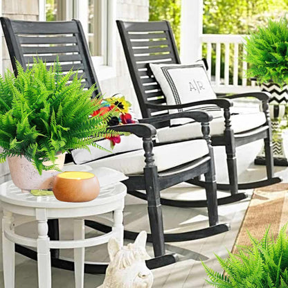 ‌8 Pack Fake Hanging Plants Weeping Willlow Vines UV Resistant Artificial Ivy Greenery Stems for Indoor Outdoor Home Porch Garden Decor