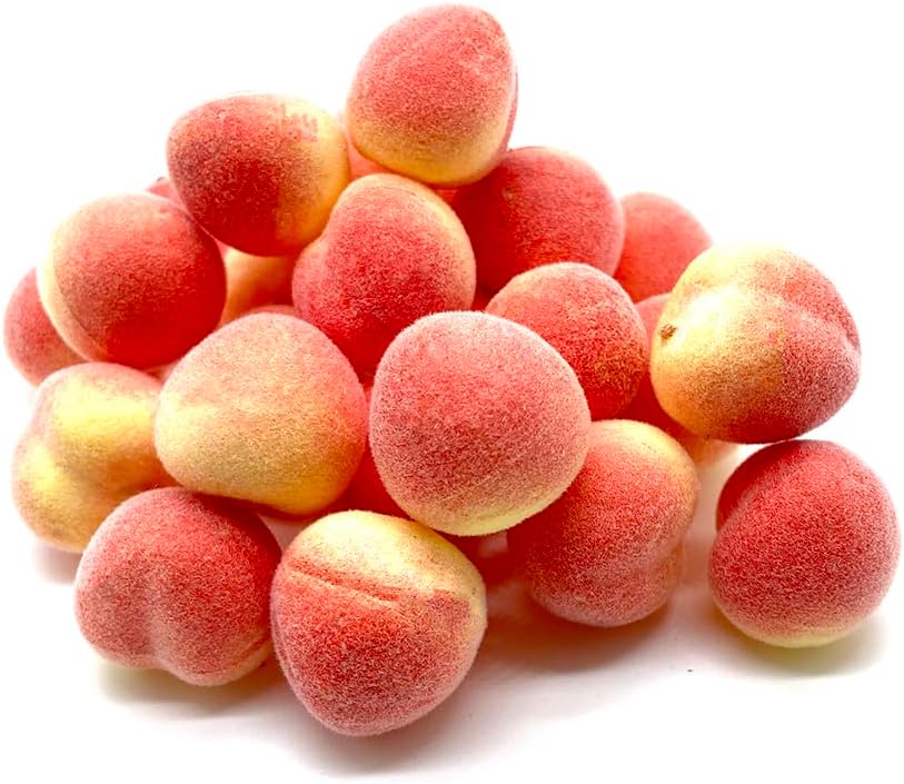 30Pcs Artificial Peach Fake Peach Mini Fruit Small Peach Simulation Lifelike for Home Cabinet Table Party Kitchen Decoration Photography Prop