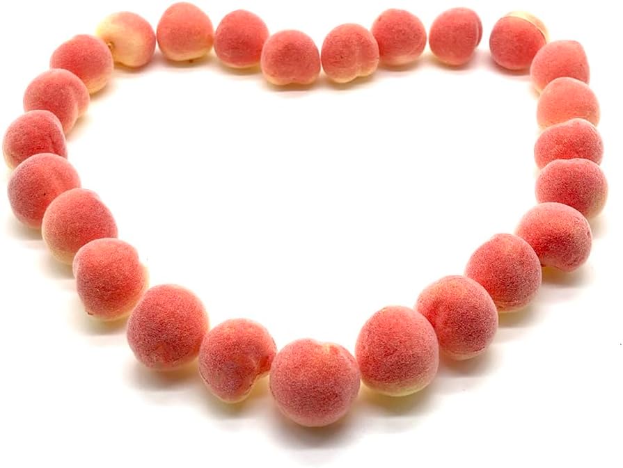 30Pcs Artificial Peach Fake Peach Mini Fruit Small Peach Simulation Lifelike for Home Cabinet Table Party Kitchen Decoration Photography Prop