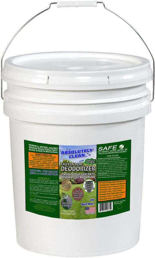 Amazing Outdoor Deodorizer odor eliminator Natural Enzyme Just Spray & Walk Away Grass, AstroTurf, Dog Runs, Patios, Decks, Fence & More Vet Approved - odor eliminator for strong odor