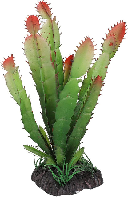 Reptile Habitats, Landscaping Plant Decoration Terrarium Decor Plastic Aquarium Artificial Plants for Aquarium Fish Reptile Terrarium
