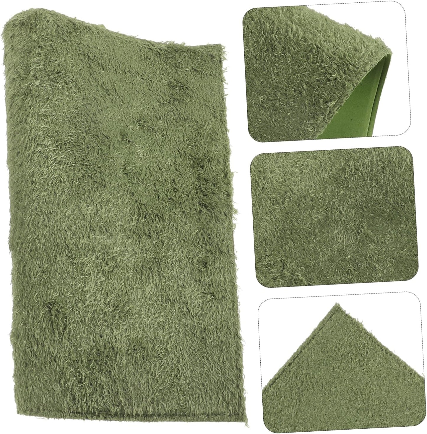 Reptile Mat Lifelike Fake Lawn Carpet for Terrarium Tortoise Bedding and Accessory Reptile Supplies Artificial Grass for Snakes Lizards and Frogs