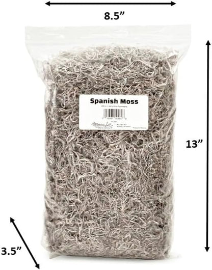 ML0560 Spanish Moss, 250 Cubic Inches