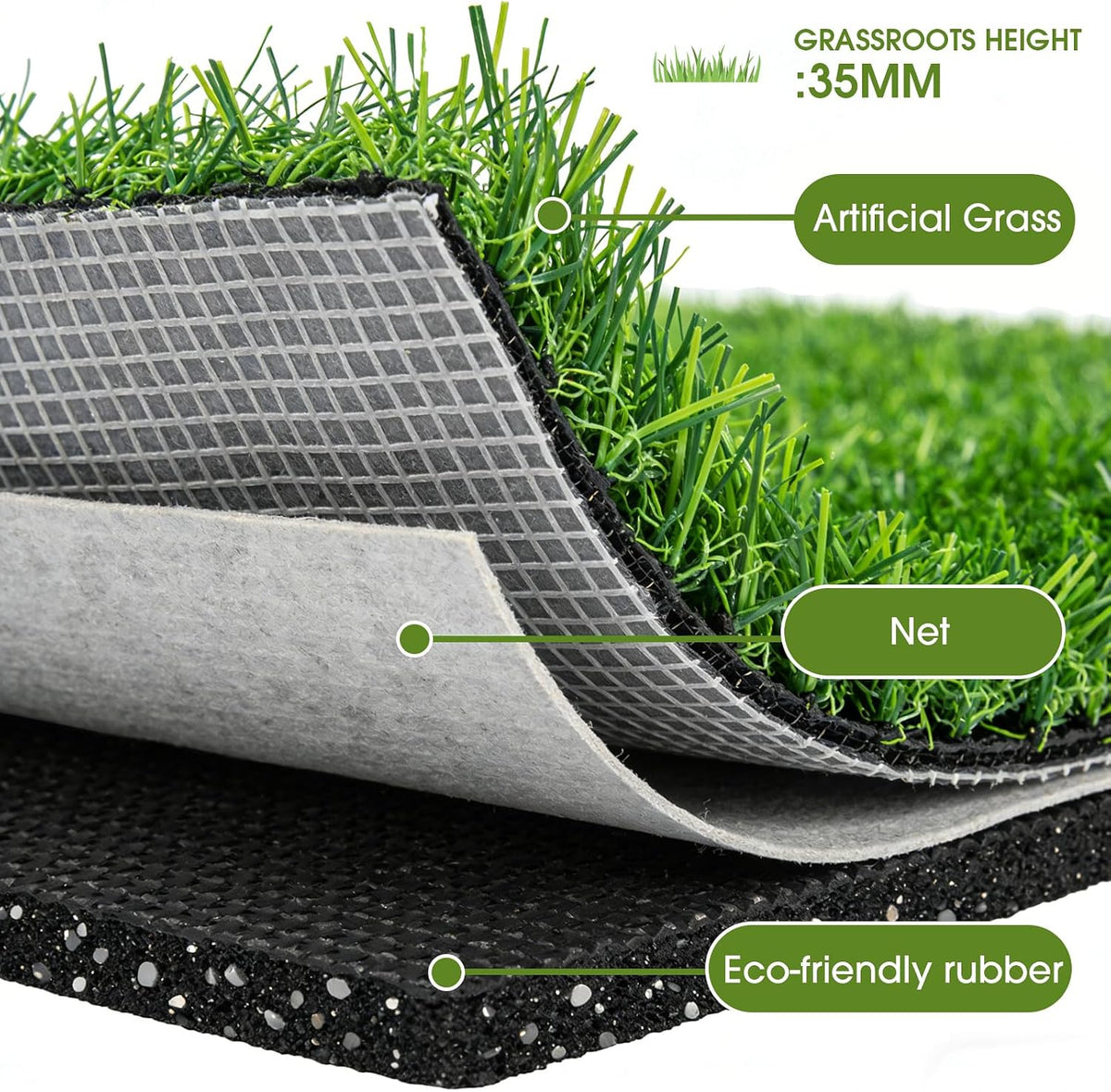 Artificial Grass for Dogs Potty, Dog Grass Pad Fake Grass Outdoor