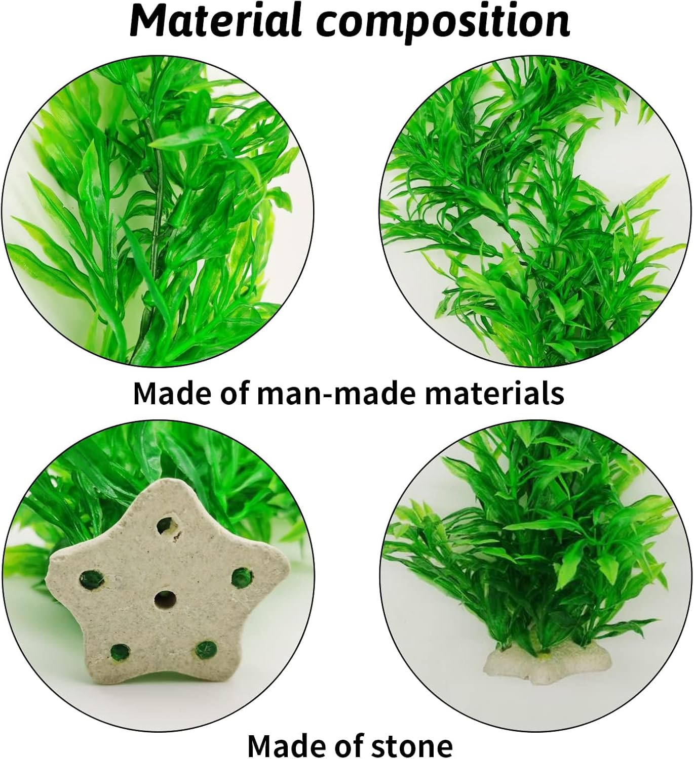 Large Aquarium Plants Artificial Water Seaweed 2 Pcs About 13 Inch for Fish Tank Decor Plastic Plant for Betta Shrimp Red Gladiolus