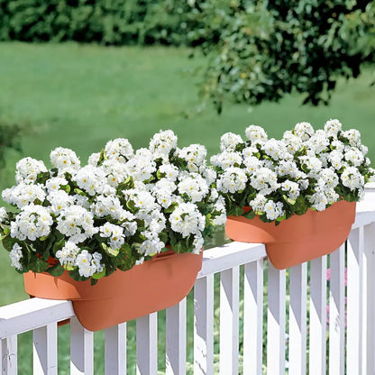 Artificial Geranium Fake Flowers for Outdoors Decoration, 6 Bundles Silk Geraniums Pink Flower UV Resistant Look Real Faux Plants for Outside Planter Front Door Garden Porch Patio Balcony Yard Home