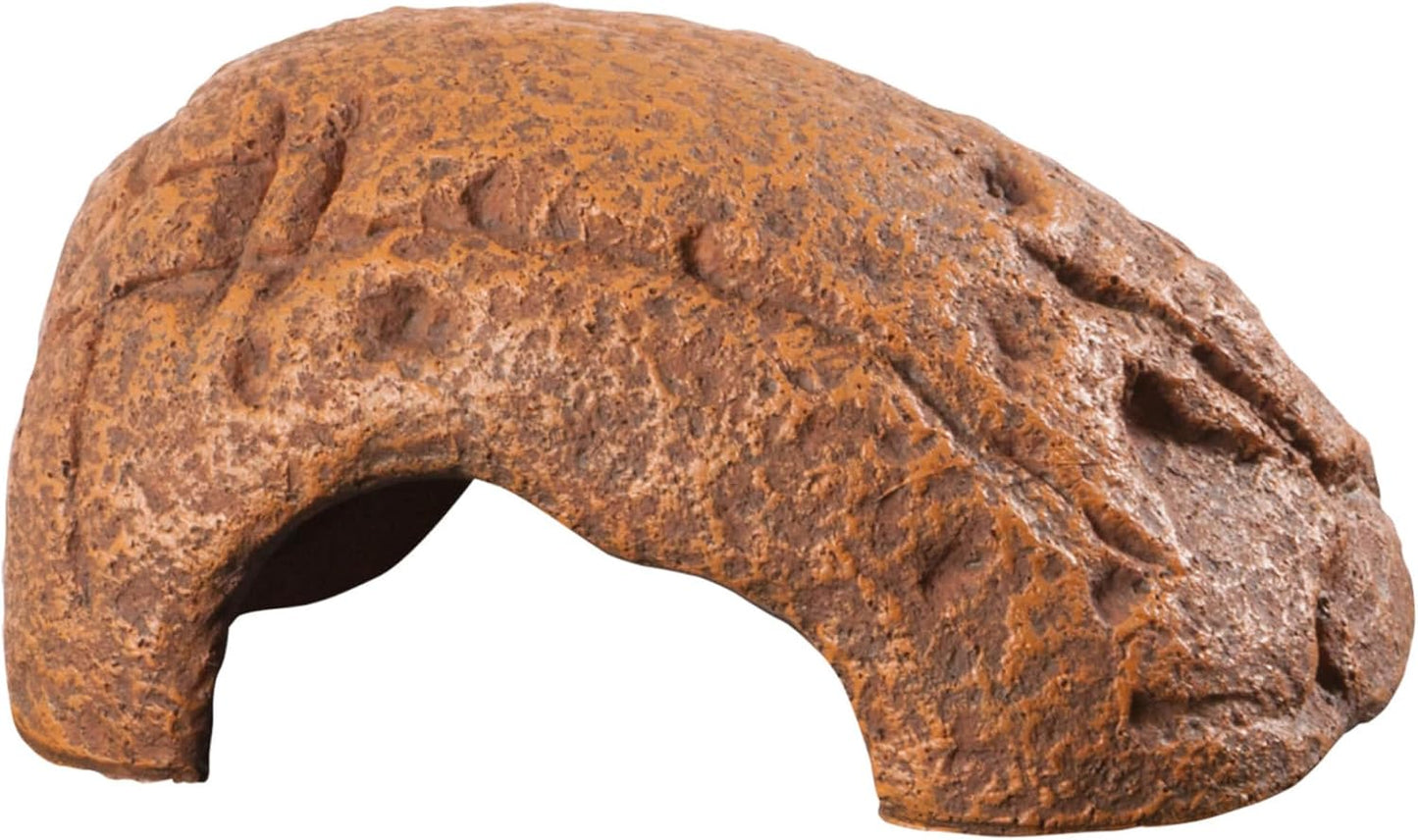 Rock Den, Naturalistic Rock Décor, Ideal Hideaway for Snakes, Skinks, Geckos, Bearded Dragons, Medium