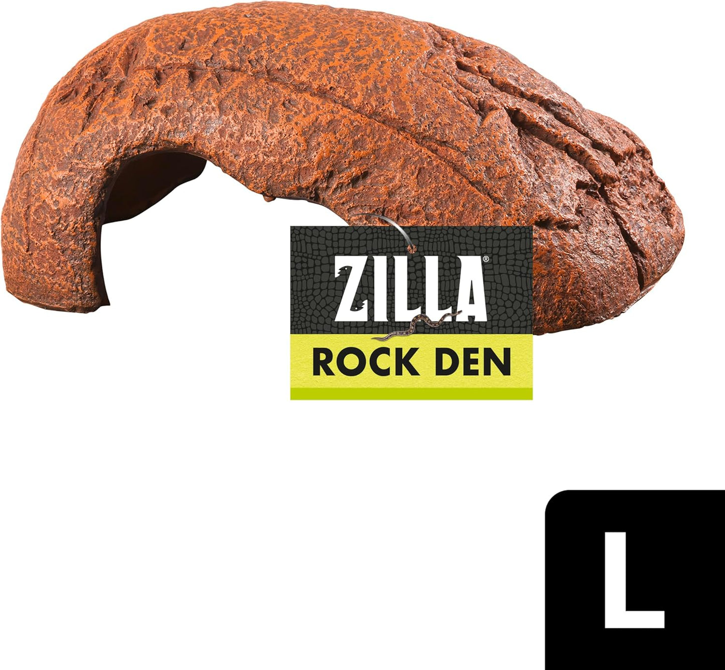 Rock Den, Naturalistic Rock Décor, Ideal Hideaway for Snakes, Skinks, Geckos, Bearded Dragons, Medium