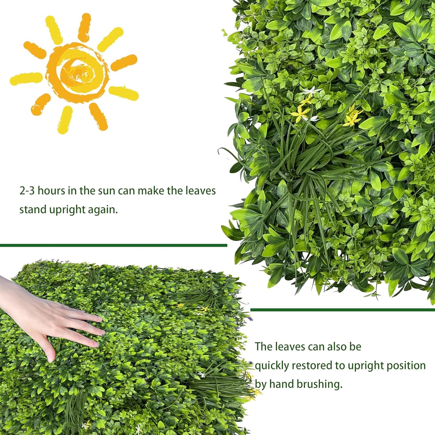 ODTORY Artificial Ivy Privacy Screen Fence Panel, Green 40 X 120 in | UV-Anti Faux Greenery Backdrop, Fake Vine Leaf Hedges Background, Patio/Balcony/Garden/Backyard, Indoor Outdoor Green Decor