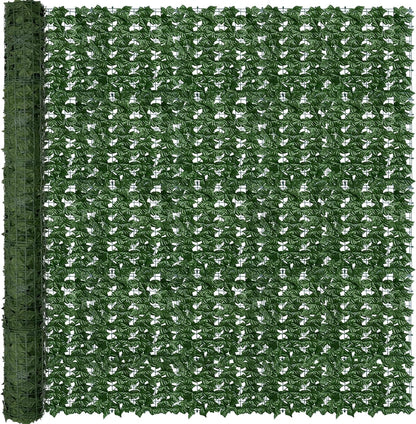 ODTORY Artificial Ivy Privacy Screen Fence Panel, Green 40 X 120 in | UV-Anti Faux Greenery Backdrop, Fake Vine Leaf Hedges Background, Patio/Balcony/Garden/Backyard, Indoor Outdoor Green Decor
