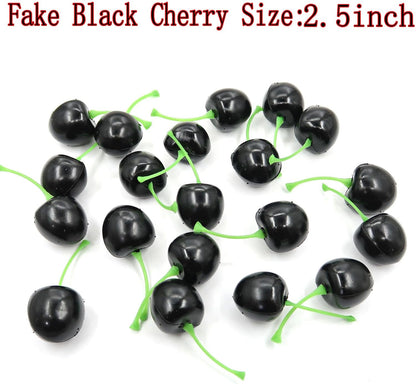 20Pcs Fake Artificial Fruit Faux Peach Party Decor Ornament