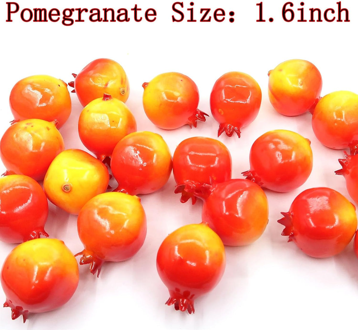 20Pcs Fake Artificial Fruit Faux Peach Party Decor Ornament