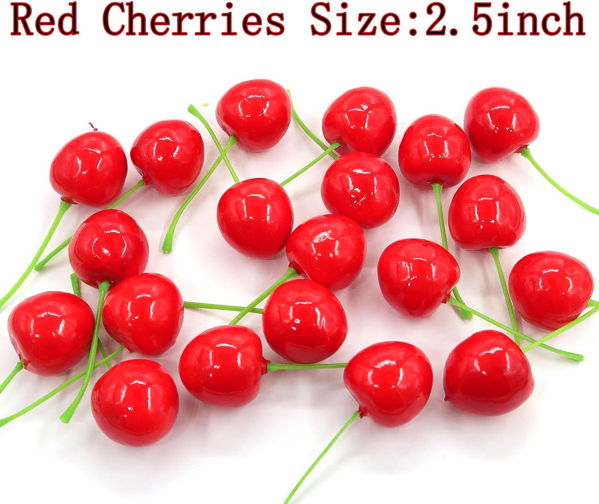20Pcs Fake Artificial Fruit Faux Peach Party Decor Ornament