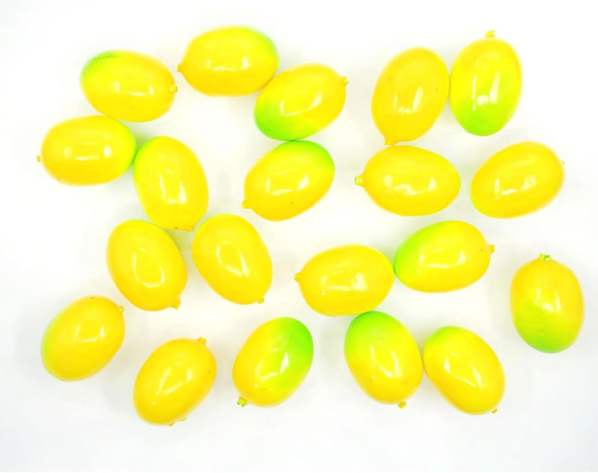 20Pcs Fake Artificial Fruit Faux Peach Party Decor Ornament