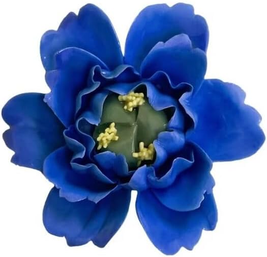 Protea, 2.76" Ceramic Flower Wall Art Décor, Artificial Flower Wall Sculpture，Handcrafted 3D Hanging Porcelain Flowers for Home，Hallway，Living Room (White) - Colors A