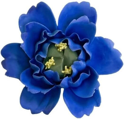 Protea, 2.76" Ceramic Flower Wall Art Décor, Artificial Flower Wall Sculpture，Handcrafted 3D Hanging Porcelain Flowers for Home，Hallway，Living Room (White) - Colors A
