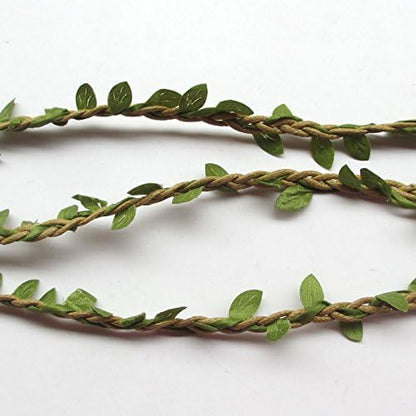 10M Artificial Vine Fake Foliage Leaf Plant Garland Rustic Wedding Home Decor