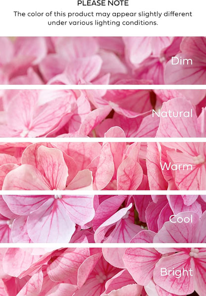 Purple Hydrangea Artificial Flowers Fake Faux Hydrangeas Stem