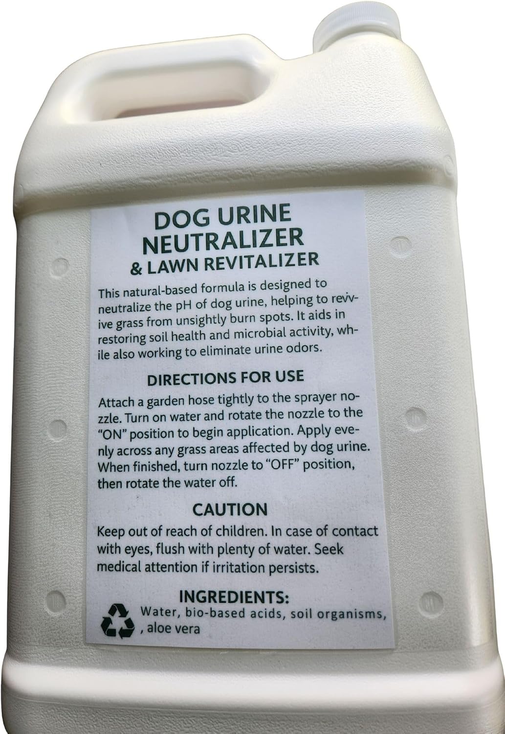 Dog Urine Neutralizer for Lawns, 32 oz – Dog Pee Grass Repair Spray for Yellow Spots, Brown Spots & Outdoor Odor – Bundle with 1 Gallon for 49.99 – Covers Up to 5,000 Sq Ft