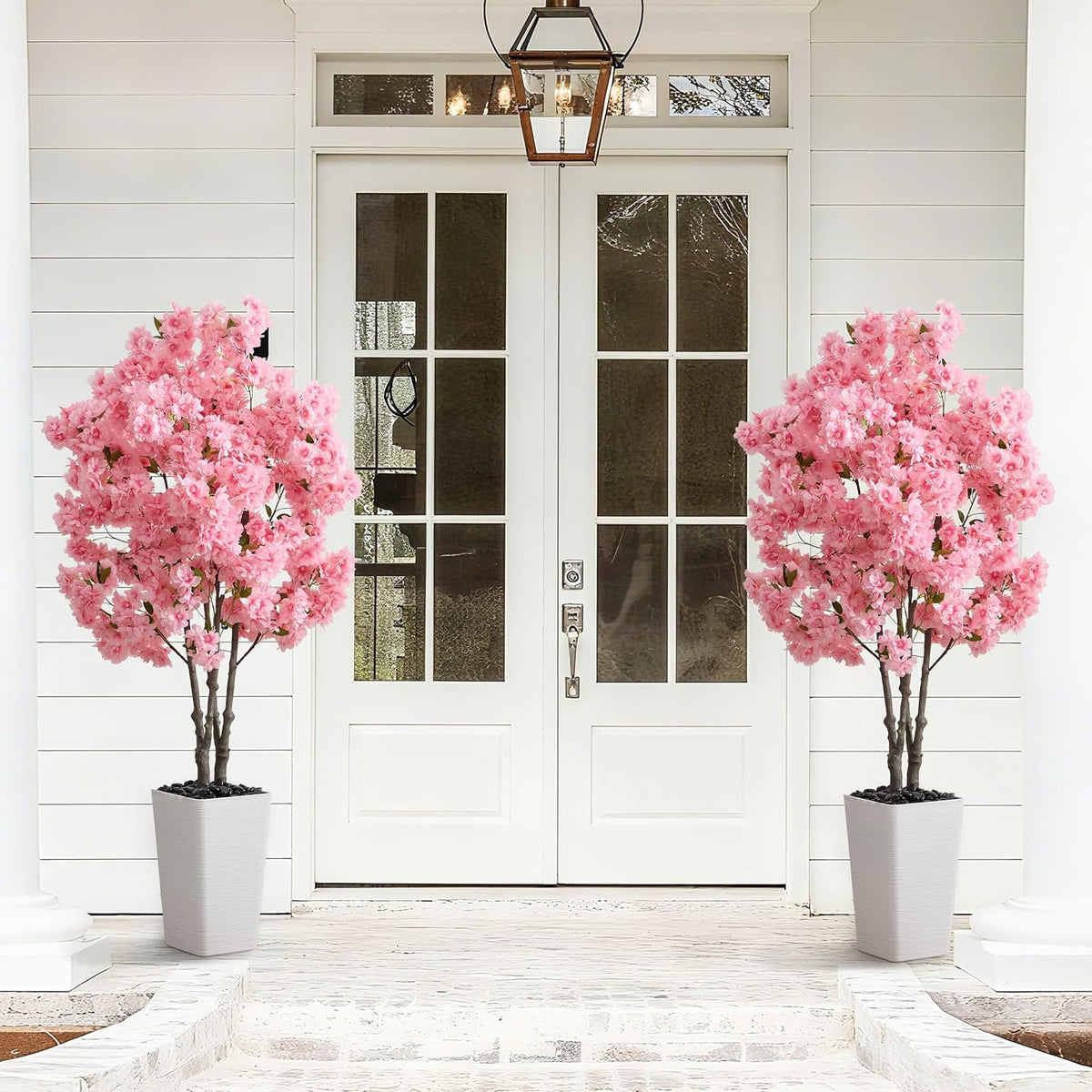 Artificial Cherry Blossom Tree 5FT, Pink Large Fake Plants Indoor